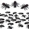 Aysatogc 30 formiche grandi in plastica, formiche nere realistiche da 4,1 cm, insetti finti in plastica nera, per scherzi di Halloween, decorazioni per feste, articoli di scena per il pesce d'aprile
