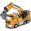 LTFIOON Costruzione Camion Giocattolo, 1:40 Escavatore Camion, Giochi da Veicoli da Costruzione Set, Veicolo da Cantiere con Suono e Luce, Escavatore Giocattolo per Ragazzi 3 4 5 6 Anni