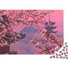 UVTMWVTCUSIQ Ciliegi in Fiore Puzzle 1000 Pezzi Carta Adulto Paesaggio Montano Giapponese Rompicapo Decorazione Parete Regalo 38x26cm/1000pcs