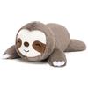 SQEQE Peluche a forma di bradipo ponderato, morbido peluche con peso, per bambini e adulti, 60 cm
