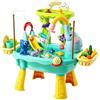 Tanxier Tavolo Acquatico Da Esterno - Gioco Di Pesca Design Elefante Giocattoli Estivi | Tavolo Gioco Acqua Esterno - Per Estate Giardino Campeggio Interno Asilo Scuola Materna Bambini e Bambine Età