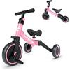 besrey Tricicli 5 in 1 Triciclo per Bambini da 1 a 5 Anni,Triciclo Senza Pedali,Bicicletta Senza Pedali,ROSA