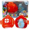 Giochi Preziosi Barbapapa- Barpapapà-Casetta Rossa di Barbabravo con Dipinto Floreale Esterno Porta E Finestra Apribili, Decorata all'Interno con Stikers, BAP42400