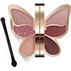 Erinde Butterfly Eyeshadow Palette Makeup, Matte Shimmer Metallic Eye Makeup Palette, Palette di ombretti impermeabili a lunga durata altamente pigmentata, dall'aspetto naturale, sfumabile