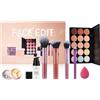 Futuhada Set di Trucchi del Viso, Kit Completo per Cosmetici con 15 Colori Tavolozza Correttore Contorno Palette, Pennelli, Viso Primer, Cosmetica Crema Contorno Trucco Kit Regalo per Donne Ragazze