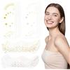 Eclove 16 Pezzi Adesivi per Tatuaggi con Lentiggini, Lentiggini Glitter Tatuaggi Temporanei Anti-Udore e Impermeabili, Cerotti per il Trucco, Cerotti per Lentiggini Scintillanti, per Feste, Festival, Natale