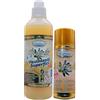 FEI FAN SET: Detergente Per Pavimenti e Superfici, Extra Profumo, Igienizzante, Con Microcapsule. Disponibile In Diverse Fragranze 1L + Deodorante Spray Salvatessuti 400ml (FRESH MELODY+FRESH LAVENDER)