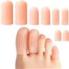 XIANGLONGY Protezione Dita Piedi Silicone, Traspirante Protezione Allluce Unghia, 4 Misure, Previene il Sollievo dal Dolore per Vesciche, Calli, Calli, Unghie Cadute (8 PCS)