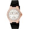 Invicta Angel Orologio da Donna in acciaio inossidabile con movimento Quarzo - 38mm, Rosa Oro / Nero