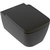 Villeroy & Boch Subway 3.0 WC con TwistFlush, 4610T0R7+8M85S1R7, Subway 3.0 pure black [WC > WC Sospesi]