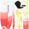 HUIIKE Tavola Sup Gonfiabile Adulti 10' Convertibile in Kayak. Stand Up Paddle, 130 kg