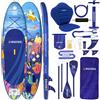 HUIIKE Tavola Sup Gonfiabile Adulti 10' Convertibile in Kayak. Stand Up Paddle, 130 kg