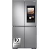 Samsung Frigorifero a 4 Porte Family Hub AI RF65DG9H0ESR/EF, Con AI Vision Inside, Wifi+AI Energy Mode, Beverage Center, Metal Back, 636 L, LxAxP: 91,2 x 183 x 72,3 cm, Inox Spazzolato
