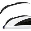 QMMMNH Spoiler Posteriore per Auto, per Alfa Romeo Giulia 2017-2024 ABS Alettone Tetto Posteriore Tuning Ala Styling Accessori,Auto Spoiler Posteriori,A/Glossy Black