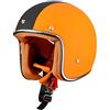 BHR Retro' 711 93998 Casco Demi-Jet da uomo, XS, Arancio Opaco A