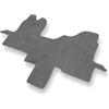 Mossa Premium tappetini auto in velluto compatibili con Ford Transit VII (2006-2013) - tappeti auto - grigio