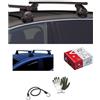 MOTO SPORT MONDO BARRE PORTATUTTO PER TETTO AUTO 110CM BARRA PER AUTO COMPATIBILE CON Suzuki Swift 5p 2026 (68112) PORTABAGAGLI IN ACCIAIO SENZA CORRIMANO CON KIT ATTACCO DIRETTO SUL TETTO