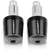 JINGYAOTONG per BMW R850RT R 850 R850 RT 1996-2006 Moto Manopole End Handle Bar cap End Plug (Colore : Black Gray, Misurare : 1)