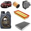 OP Kit tagliando 4 filtri + 4L olio 5W-30 IPC C2 compatibile con Citroen c3 picasso 1.6 HDI 90 Gasolio 2010-2015