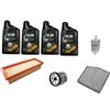 AOQ ORIGINAL QUALITY AOQ - KIT 4 FILTRI TAGLIANDO COMPATIBILE CON FT IDEA, L.MUSA (350)1.4 BENZ/GPL 57KW 77 CV DAL 01.2011- INCLUSO FILTRO GPL + 4 LT. OLIO SELENIA MULTIPOWER GAS