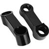 Yctze Prolunga per specchietto retrovisore per moto, 10 mm 8 mm Kit adattatore per specchietto retrovisore in lega di alluminio Prolunga per riser