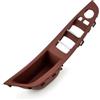 XingPuBhD Maniglia Interna Portiera Per BMW Per La Serie 5 Per F10 Per F11 Per 520d Per 525d Per 530d Per 535i Tirare La Cornice Copertura Maniglia Per Porta Interna Auto (Color : RedBrown LHD)