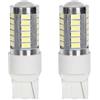 A2ZWORLD 2Pcs LED T20 7440 W21W Canbus, Lampada per Auto Camion 12V 24V, 33 SMD 5730 3W 280lm,Filamento Singolo, 61mm (Bianco Freddo 6500K)