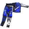 WinNet Completino per Mini Moto Cross da Bambino (Blu, 8 Anni)