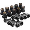 YESKIT 10 PZ M5 5mm Parabrezza Bulloni Kit Di Viti Per AN125 AN250 AN400 AN650 AN 650 2013-2023(Nero)