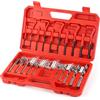 BINGCOBBER Set di riparazione filettatura, 131 pezzi HSS Helicoil Set con filettatura M5 M6 M8 M10 M12, set di attrezzi per la riparazione con contenitore portatile