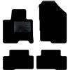 QUEMAR Tappetini Auto per Kia Sportage V, Bordo Nero, 0 Ricami | dal 2021 / Hybrid / Mild Hybrid / Plug-in / Kit Tappeti Moquette e Gomma su Misura / Set 2 Ant.+2 Post./Ricami e Colori Pers.