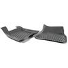 Mercedes-Benz Original EQA H 243 - Set di 4 vassoi in gomma Dynamic Squares, colore: Nero