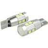 CARALL Lampada Led Canbus Pro T10 W5W 12V 10 Smd 5630 No Errore No Polarit� Luci Posizione Bianco