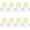 A2ZWORLD 8 Pezzi Lampadine LED 17mm,12V, T4.2, 1 COB, 0.6W 40 Lumens, Lampada Auto per Luci Cruscotti e Strumentazioni (Bianco Freddo 6500K)