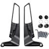 VBfdHR Specchietti Retrovisori Stealth Winglets In Fibra Di Carbonio Per Mo&to, Per KA&WAS&AKI Z1000 Z900 Z800 Z750 Z650 Z400 Z300(Style C)