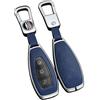 Rondrive Custodia per Chiave Compatibile con Ford Puma Gen-E ST Line 2025 2026 Kuga MK3 2023 Focus MK4 Fiesta MK7 MK8 Mondeo Grand C-Max Fusion Cover per Chiave Auto Custodia per Chiave Portachiavi