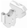 Yosoo Health Gear Riser manubrio moto 22mm, rialzo manubrio universale 7/8 pollici con arretramento 20mm e aumento 30mm, manubrio rialzato in alluminio CNC per moto