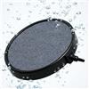 Amztour Pietra d'Aria per Acquario 10cm con Aspiratore Disco di Pietra d'Aria Tubo Flessibile da 4 mm / 8 mm Collegabile, per Laghetti Acquario, Acquacoltura, Stagni