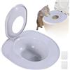 Generic di addestramento per gatti - di addestramento per lettiera riutilizzabile, vasino portatile | Accessorio rimovibile per orinatoio per animali domestici, soluzione durevole per il bagno