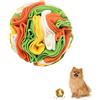 Jodsen Sniffing Ball e Tappetino per Cani - Palla da Sniffing Mat Interattivi, Gioco Sfera Puzzle, Tappeto Nascondi Cibo - Addestramento e Giochi per Cani di Piccola e Media Taglia