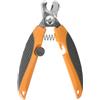 DEARBAG Tagliaunghie Professionale per Cani, con Protezione, Blocco di Sicurezza e Lima per Unghie, Acciaio Inossidabile Taglia Unghie per Animali Domestici, per Razze Medie e Grandi, 15.9*4.9CM (Arancione)