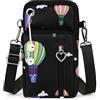 Aucuu Borsa a Tracolla da Donna, Borsa a Tracolla per Cellulare, Piccole Borse Crossbody, Borsa Porta Cellulare a Tracolla in Panno Oxford, Mini Borsa a Tracolla con Cinghie Regolabili Staccabili