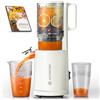 AAOBOSI AOBOSI Estrattore frutta e verdura, 135MM XXL Grande Canale di Alimentazione per Frutta e Verdura Intere - Capacità 1,5L, 200 W Slow juicer, Triplo Filtro