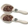 PEARL misurino: Bilancia a cucchiaio, Display LCD, 5 unità: g, oz, ml, cup (tazza), fl.oz (bilancia di precisione, per cucchiai, oro)