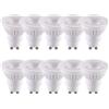 HUAMu Lampadine LED GU10, 9W Equivalenti a 90W, 900 lumen, 3000K Luce Bianca Calda, apertura fascio luminoso 60°, alloggio in ceramica, Non Dimmerabile,10 Pezzi