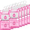 Boadw Deumidificatore da appendere, 20 x 230 g, con profumo, per armadio, cantina, camera da letto, lavanderia, contro umidità, antimuffa, deodorante, profumazione di rosa
