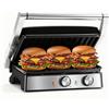 KEINVE Griglia a contatto rivestita in ceramica timer 30 minuti Panini Grill e sandwich maker per panini bistecca tostapane 2000 watt termostato regolabile apertura 180º roast