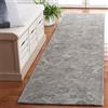 SAFAVIEH Metro, tappeto runner collezione Metro, 7,6 cm x 2,9 m, grigio, realizzato a mano, in lana floreale, ideale per aree ad alto traffico in soggiorno, camera da letto (MET883F)