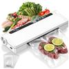 HyAdierTech Macchina per Sottovuoto Alimentare, con 20 Sacchetti per Sottovuoto, Sigillatrice Sottovuoto Multifunzione 2 in 1, con Modalità Umido e Secco per Conservare Frutta, Verdura, Pane, Carne
