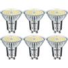 WSMCN GU10 10W Lampadine LED, Luce bianca diurna 5000K può sostituire la lampadina alogena PAR16 da 140W, AC230V 1050lm, 120° Angolo del Fascio, Illuminazione Lunga durata lampada faretti LED, 6 pezzi